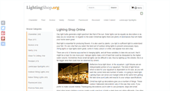 Desktop Screenshot of lightingshop.org