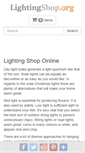 Mobile Screenshot of lightingshop.org